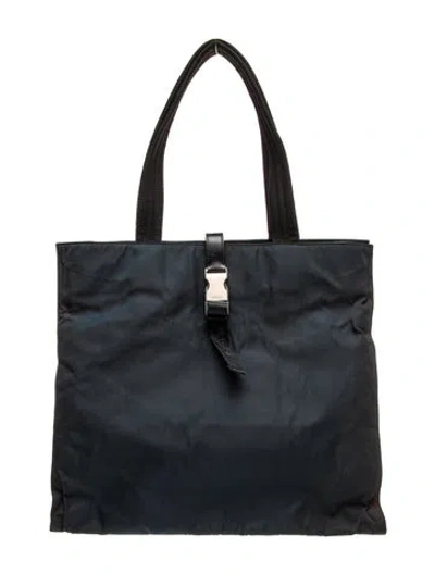 Pre-owned Prada Tessuto Daily In Blue