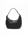 Prada Tessuto Hobo Bag In Black