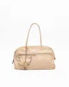 Prada Tessuto Hobo Bag In Neutral