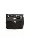 Prada Tessuto Messenger Bag In Black