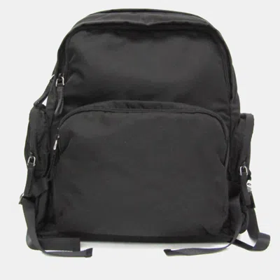 Pre-owned Prada Tessuto Montagn Nylon Backpack Black