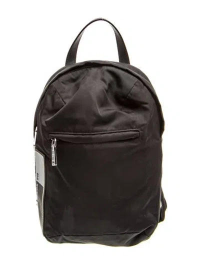 Pre-owned Prada Tessuto Nylon Backpack In Black
