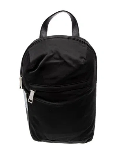 Pre-owned Prada Tessuto Nylon Backpack In Black
