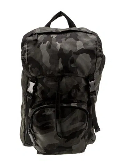 Pre-owned Prada Tessuto Nylon Backpack In Multi