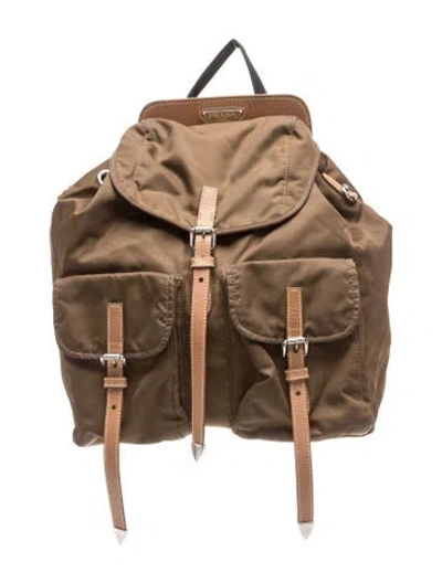 Pre-owned Prada Tessuto Nylon Backpack In Multi