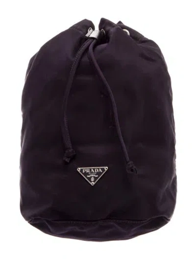 Pre-owned Prada Tessuto Nylon Backpack In Purple