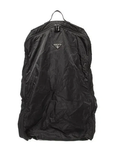 Pre-owned Prada Tessuto Nylon Backpack Vintage In Black