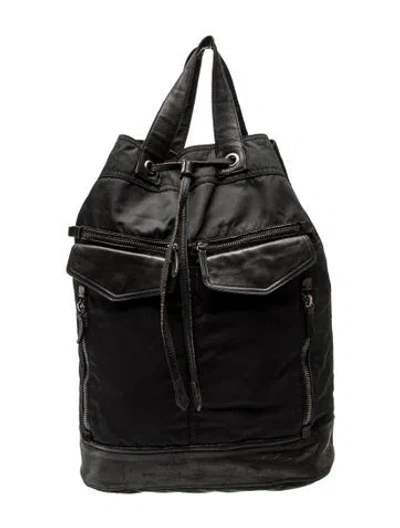 Pre-owned Prada Tessuto Nylon Backpack Vintage In Black