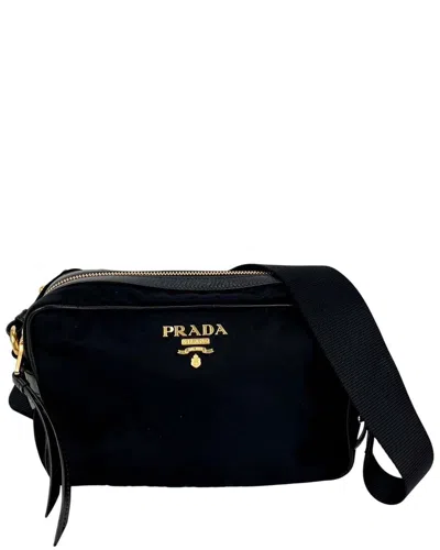 Prada Tessuto Nylon Bandoliera Black Crossbody C