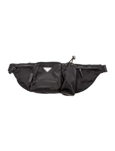 Pre-owned Prada Tessuto Nylon Belt Bag In Multi