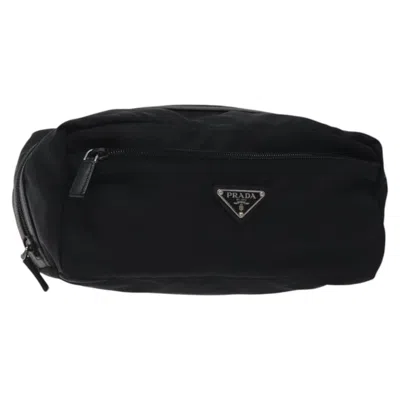 Pre-owned Prada Tessuto Nylon Clutch Bag () In Black