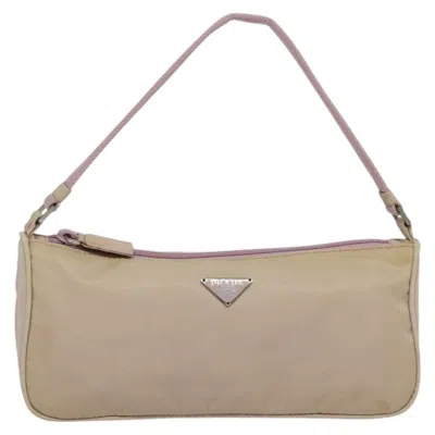 Pre-owned Prada Tessuto Nylon Clutch Bag () In Pink