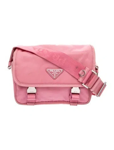 Pre-owned Prada Tessuto Nylon Crossbody Bag In Multi