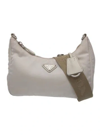 Pre-owned Prada Tessuto Nylon Re-edition 2005 In Neutral