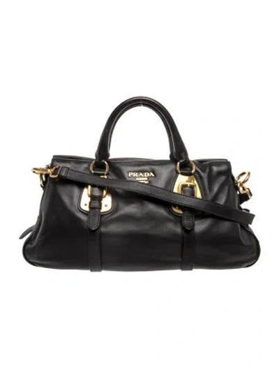 Pre-owned Prada Tessuto Nylon Shoulder Bag In Black