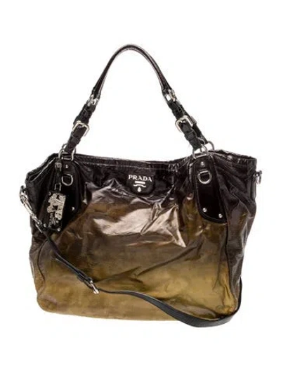 Pre-owned Prada Tessuto Nylon Shoulder Bag In Multi