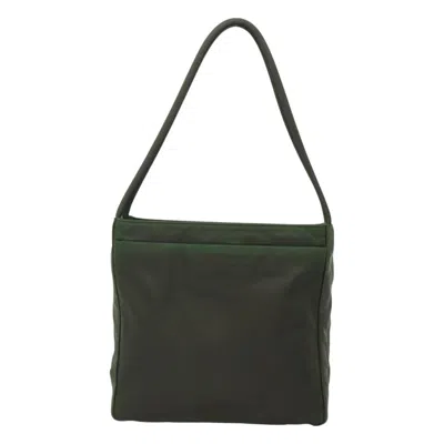 Pre-owned Prada Tessuto Nylon Shoulder Bag () In Green