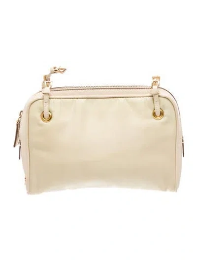 Pre-owned Prada Tessuto Nylon Tessuto Nylon Clutch In Green