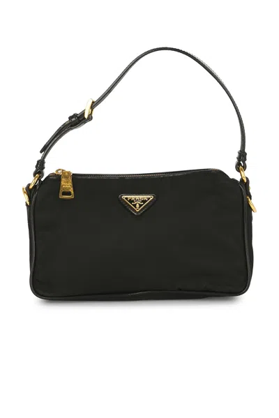 Pre-owned Prada Tessuto Pouch In Black