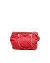 Prada Tessuto Quilted Chain Bag In Red