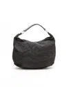 Prada Tessuto Shoulder Bag In Gray