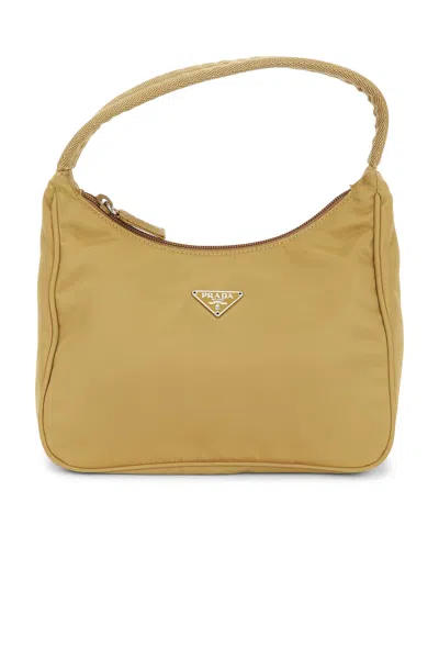 Pre-owned Prada Tessuto Sport Hobo Bag In Brown