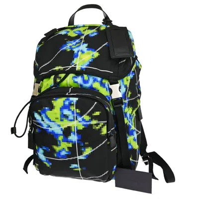 Prada Tessuto Synthetic Backpack Bag () In Multicolour