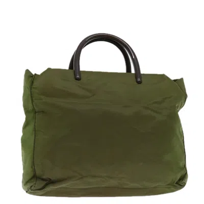 Prada Tessuto Synthetic Handbag () In Burgundy