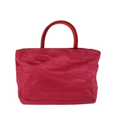 Prada Tessuto Synthetic Handbag () In Red