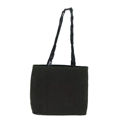 Pre-owned Prada Tessuto Synthetic Shoulder Bag () In Green