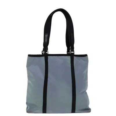 Pre-owned Prada Tessuto Synthetic Tote Bag () In Blue