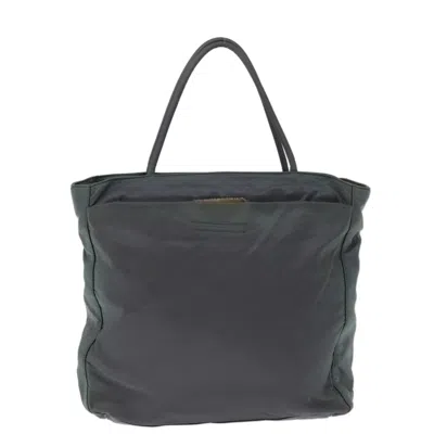 Pre-owned Prada Tessuto Synthetic Tote Bag () In Green