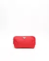 Prada Tessuto Toiletry Bag In Red