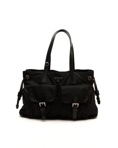 Pre-owned Prada Tessuto Tote Bag