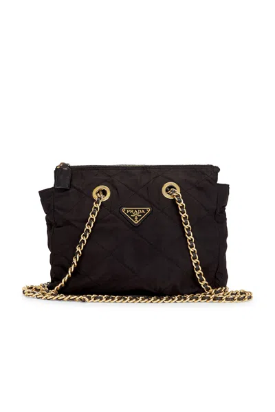 Pre-owned Prada Tessuto Tote Bag In Black