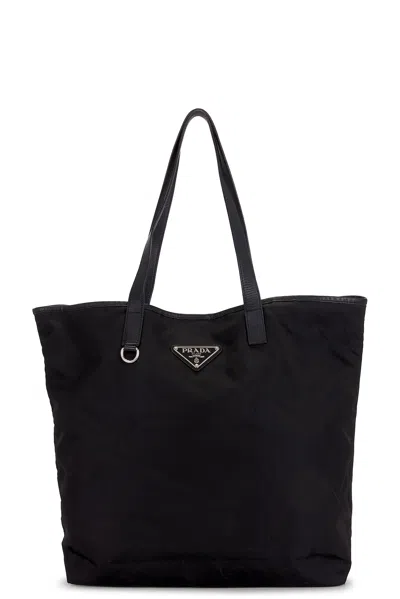 Pre-owned Prada Tessuto Tote Bag In Black