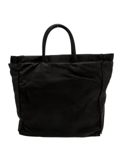 Pre-owned Prada Tessuto Tote In Black