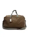 Prada Tessuto Weekend Bag In Brown