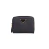 Prada Textured Black Calf Leather Wallet