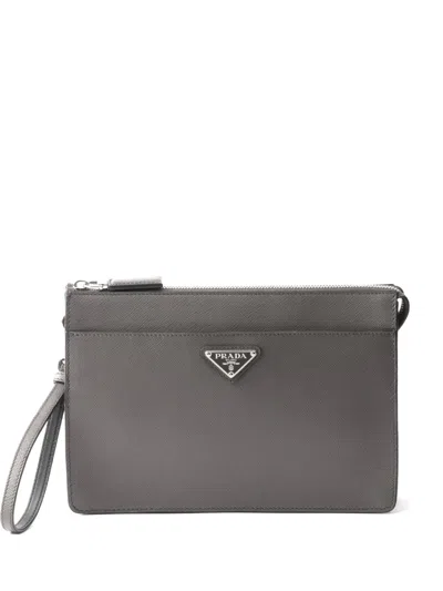 Prada Textured Clutch Bag