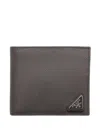 Prada Textured-leather Bifold Wallet
