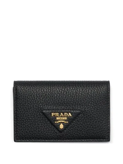 Prada Textured Leather Cardholder