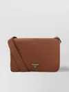 Prada Men Caramel Leather Crossbody Bag