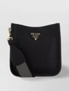 Prada Textured Leather Crossbody Bag With Gold-tone Hardware