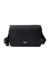 Prada Textured Leather Messenger Bag