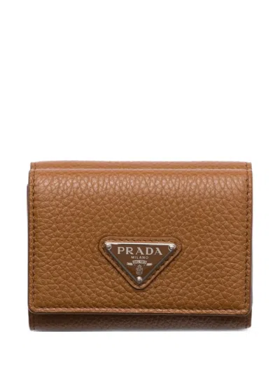 Prada Textured Leather Wallet