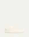Prada Thin Leather Low-top Sneakers In White