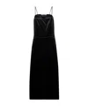 Prada Thin Strap Dress In Black