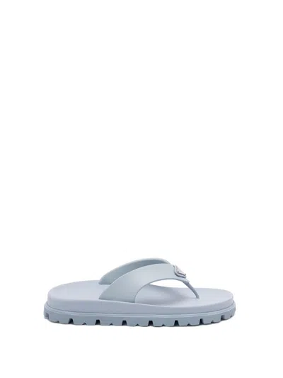 Prada Thong Sandals In Blue