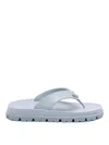 Prada Thong Sandals In Blue